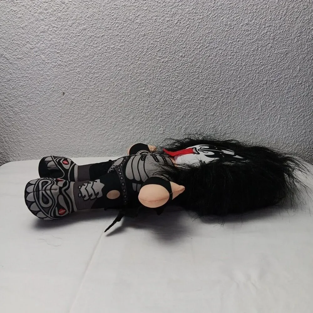 Kiss Gene Simmons 2014 Toy Factory 14 Inch Plush Doll Flawed 80's Rock Hair Band